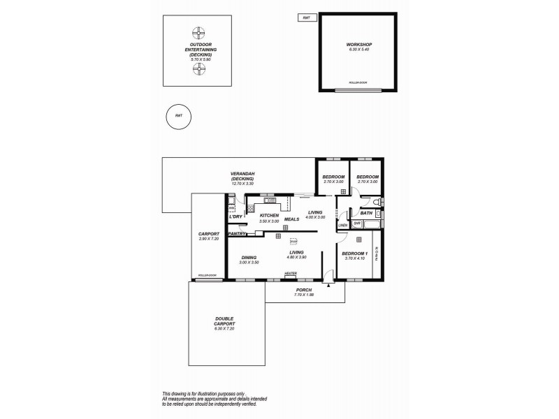 14 Hedgerow Drive, Gulfview Heights SA 5096 Floorplan