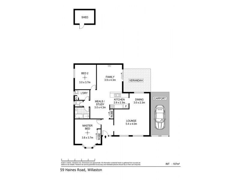 59 Haines Road, Willaston SA 5118 Floorplan