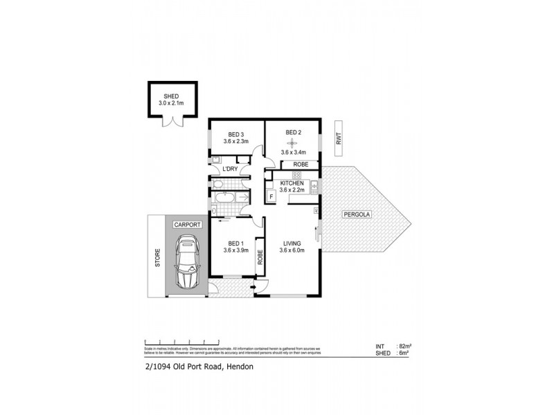 2/1094 Old Port Road, Hendon SA 5014 Floorplan