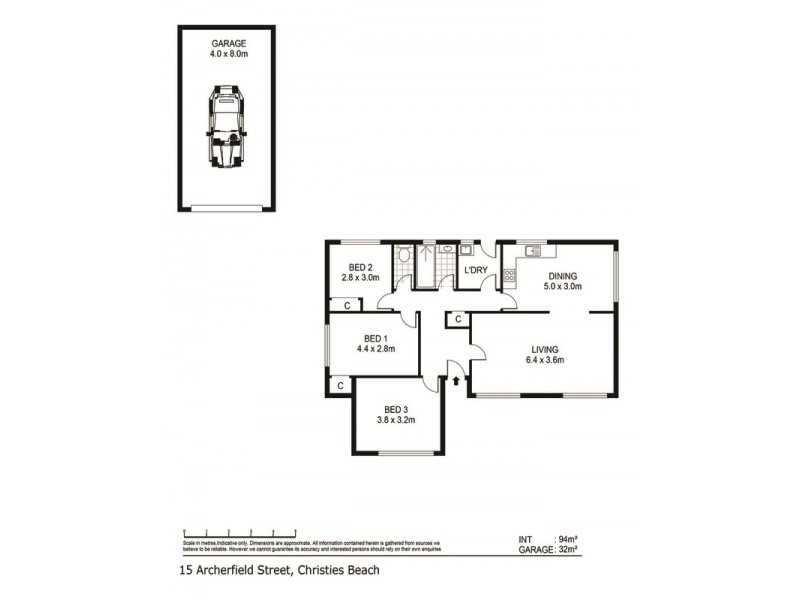 15 Archerfield Avenue, Christies Beach SA 5165 Floorplan