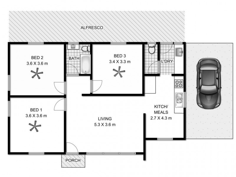 25 Bristol Crescent, Taperoo SA 5017 Floorplan