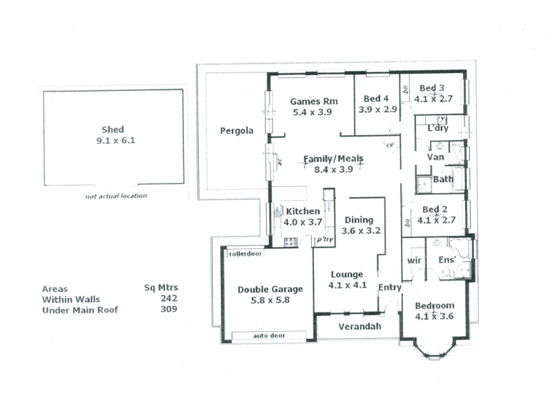 4 Blumberg Close, Birdwood SA 5234 Floorplan
