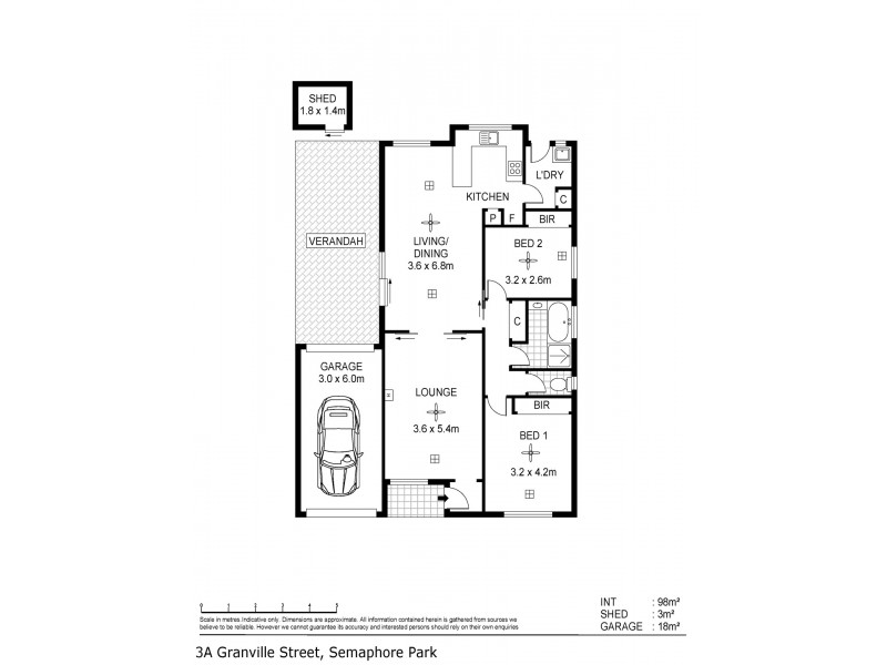 3a Granville Street, Semaphore Park SA 5019 Floorplan