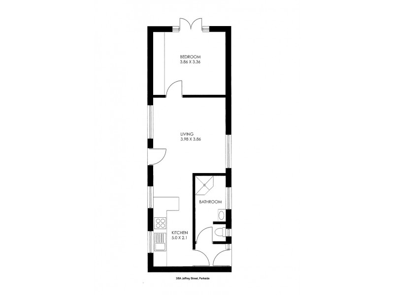 3/8a Jaffrey Street, Parkside SA 5063 Floorplan
