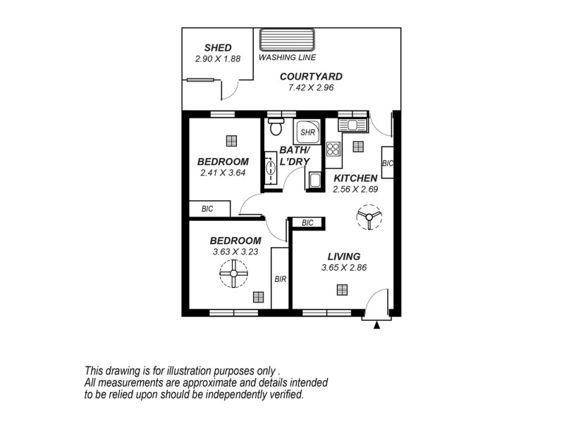3/60 Rellum Road, Greenacres SA 5086 Floorplan