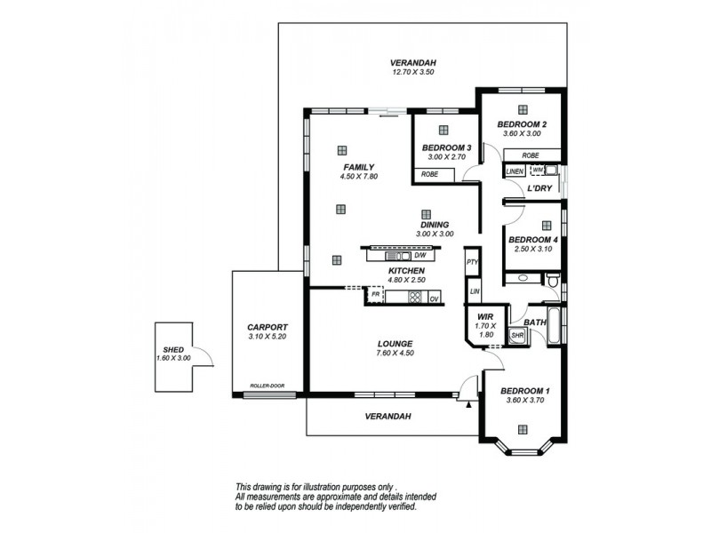 3 Crowsnest Place, Seaford Rise SA 5169 Floorplan