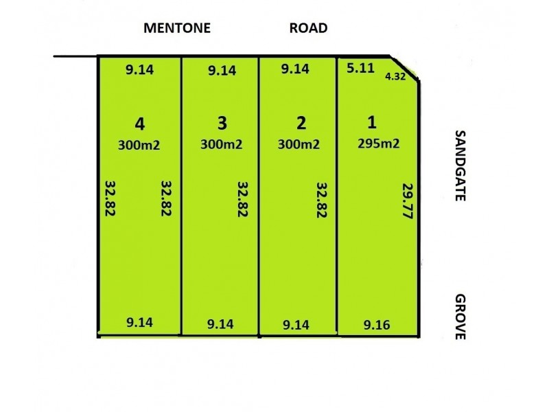 Lots 1 – 4, 58 Mentone Road, Hayborough SA 5211