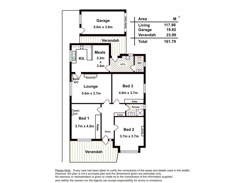 1/29 Beauchamp Street, Kurralta Park SA 5037 Floorplan