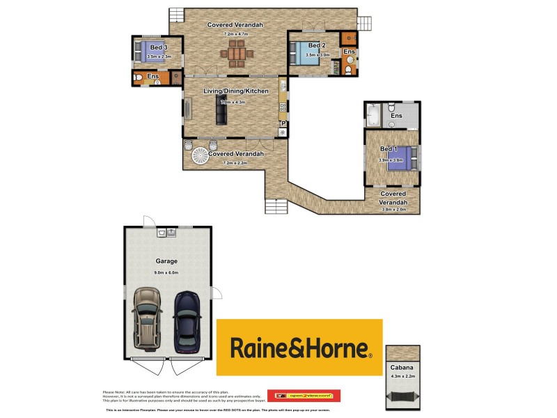 1 Calophyllum Close, Wonga Beach QLD 4873 Floorplan