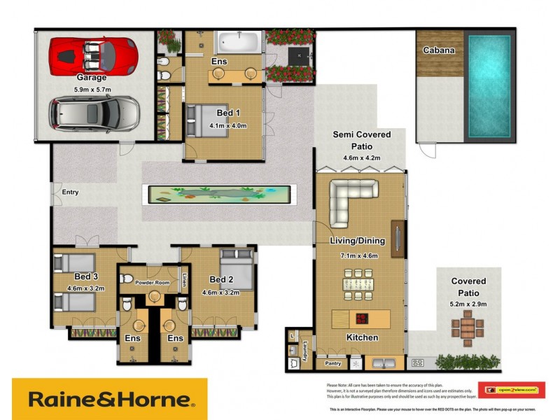 Villa 27 Bale Drive (Niramaya Resort and Spa), Port Douglas QLD 4877 Floorplan