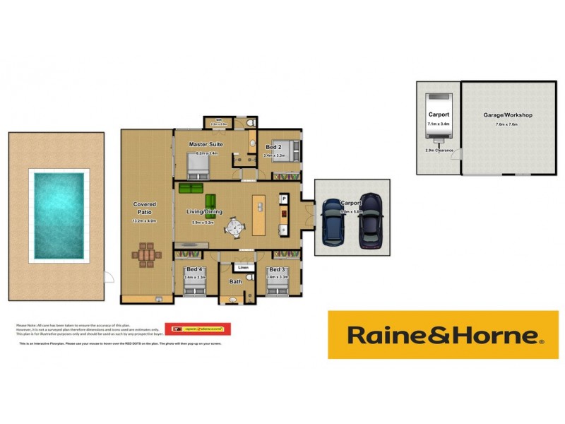 9 Janbal Street, Wonga Beach QLD 4873 Floorplan