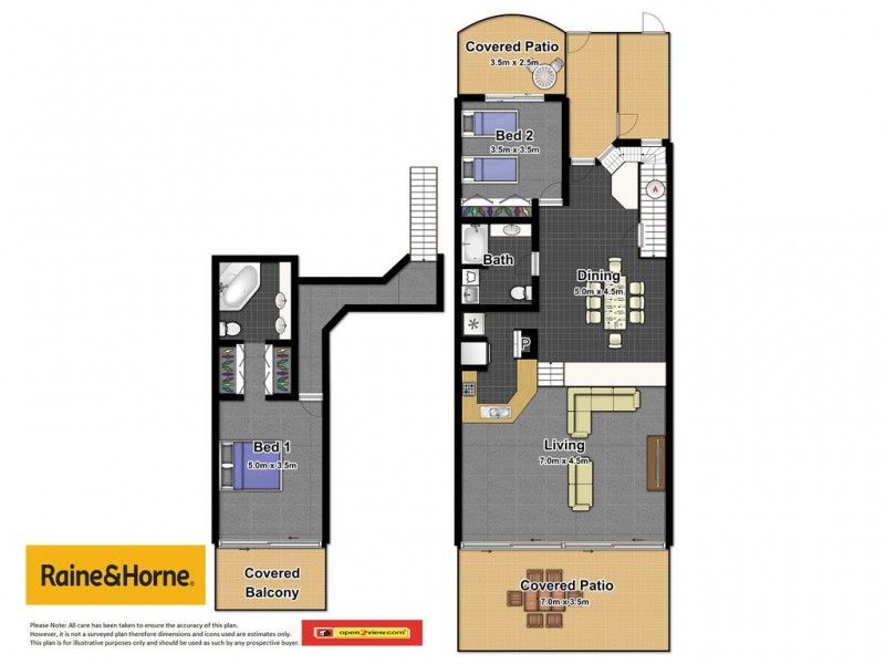 Villa 104 Mirage Resort, Port Douglas QLD 4877 Floorplan