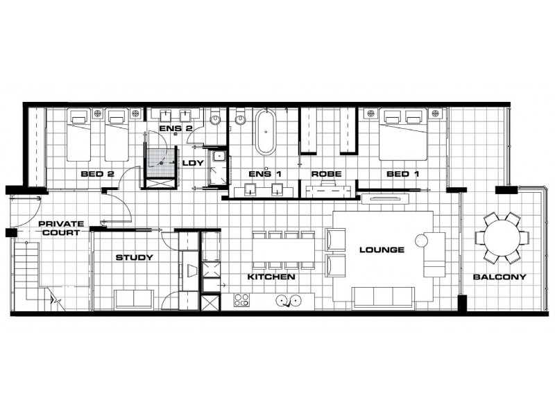 401/56 MACROSSAN STREET (Coconut Grove), Port Douglas QLD 4877 Floorplan