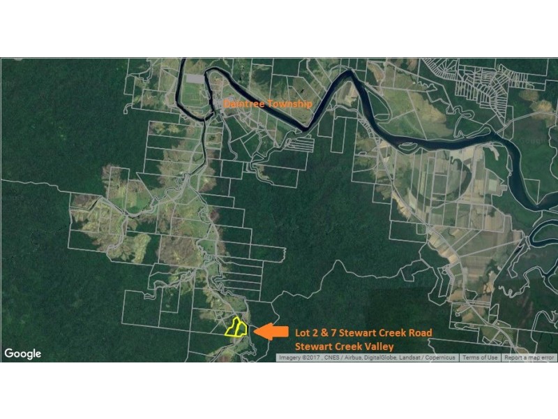 Lot 2 and 7 Stewart Creek Road (Stewart Creek Valley), Lower Daintree QLD 4873