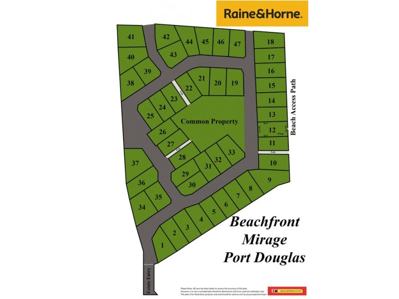 Lot 12 Beachfront Mirage, Port Douglas QLD 4877 Floorplan