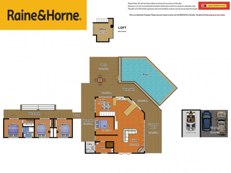 108 Spring Creek Road, Mowbray QLD 4877 Floorplan