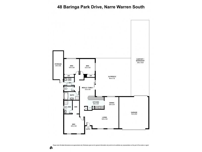 48 Baringa Park Drive, Narre Warren South VIC 3805 Floorplan