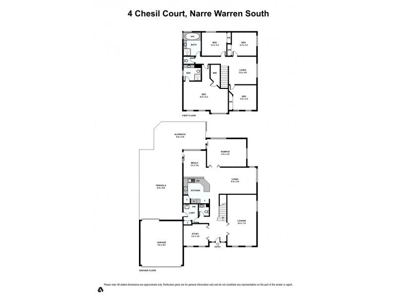 4 Chesil Court, Narre Warren South VIC 3805 Floorplan