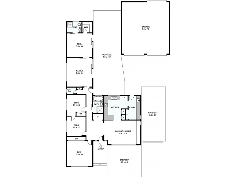 69 Tiverton Drive, Mulgrave VIC 3170 Floorplan