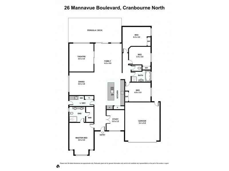 26 Mannavue Boulevard, Cranbourne North VIC 3977 Floorplan