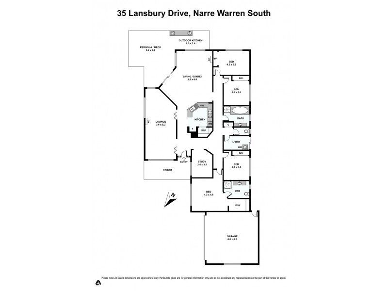 35 Lansbury drive, Narre Warren South VIC 3805 Floorplan