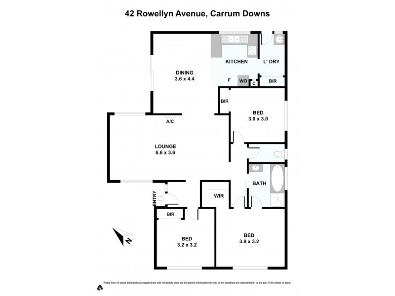 42 Rowellyn Avenue, Carrum Downs VIC 3201 Floorplan