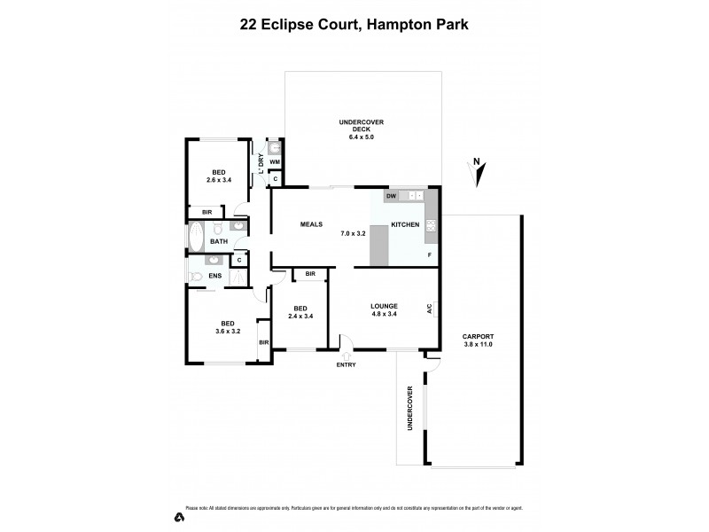 22 Eclipse Court, Hampton Park VIC 3976 Floorplan