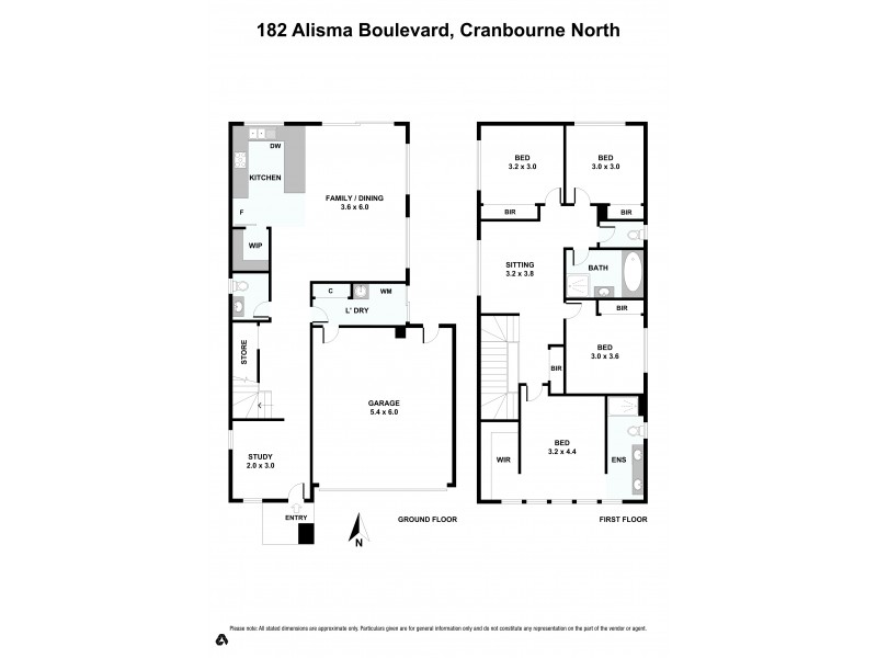 182 Alisma Boulevard, Cranbourne North VIC 3977 Floorplan