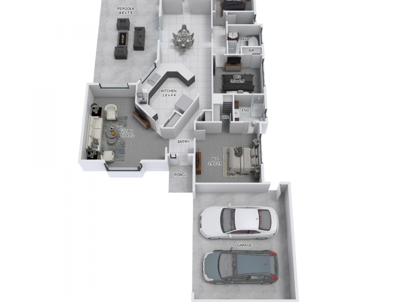 2 Delmare Court, Narre Warren South VIC 3805 Floorplan