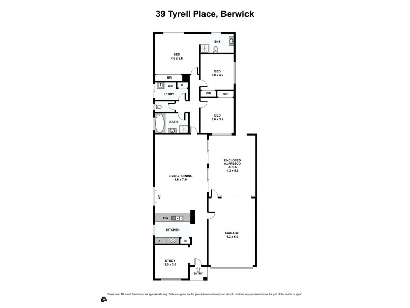 39 Tyrell Place, Berwick VIC 3806 Floorplan