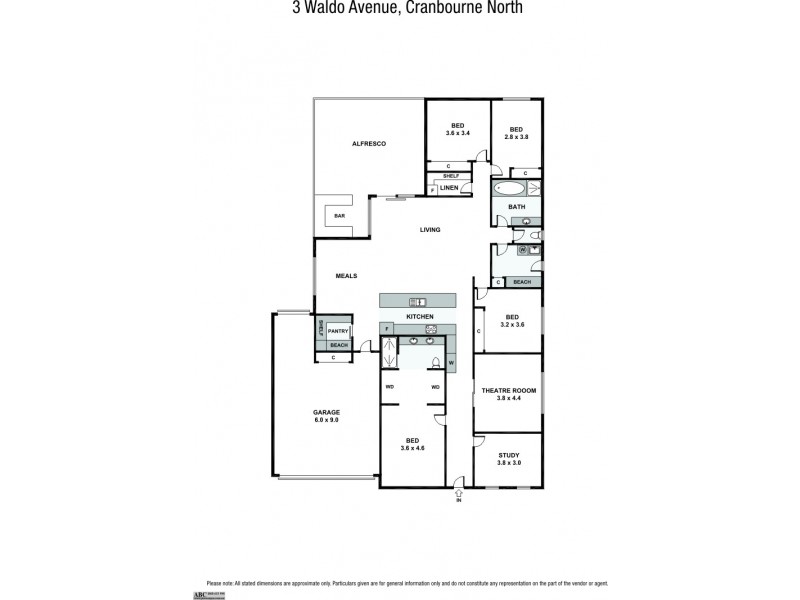 3 Waldo Avenue, Cranbourne North VIC 3977 Floorplan