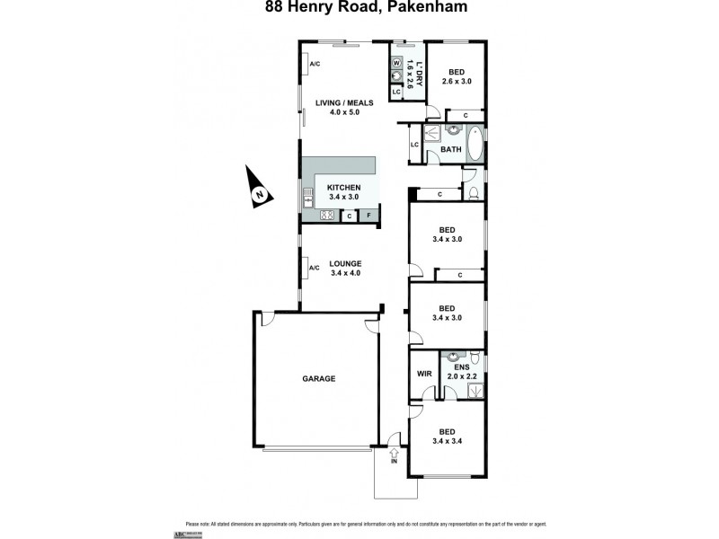 88 Henry Road, Pakenham VIC 3810 Floorplan