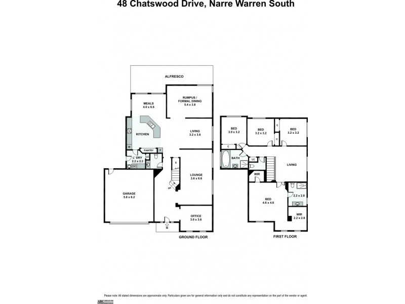 48 Chatswood Drive, Narre Warren South VIC 3805 Floorplan