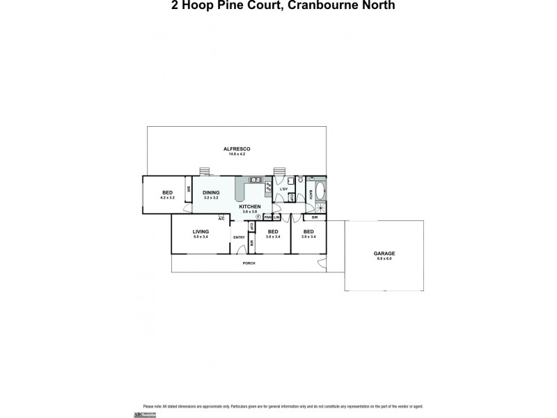3 Hoysted Avenue, Cranbourne North VIC 3977 Floorplan