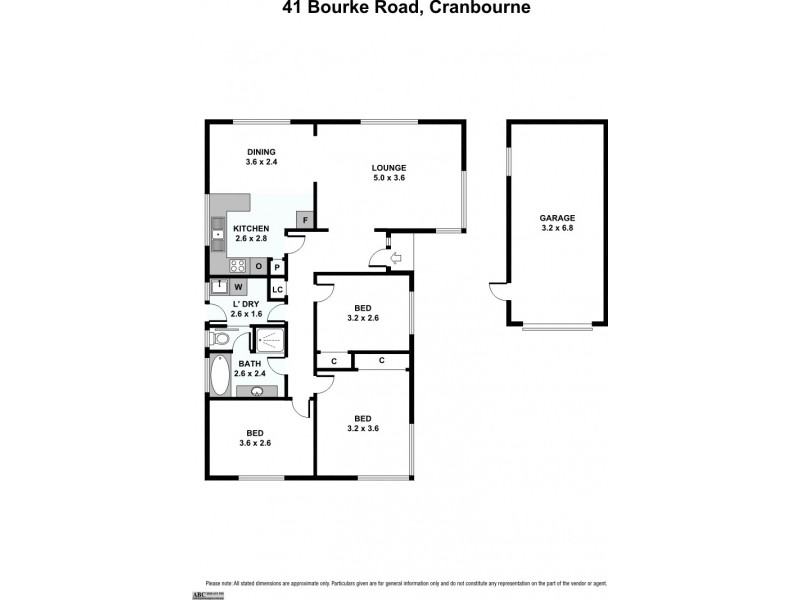 41 Bourke Road, Cranbourne VIC 3977 Floorplan