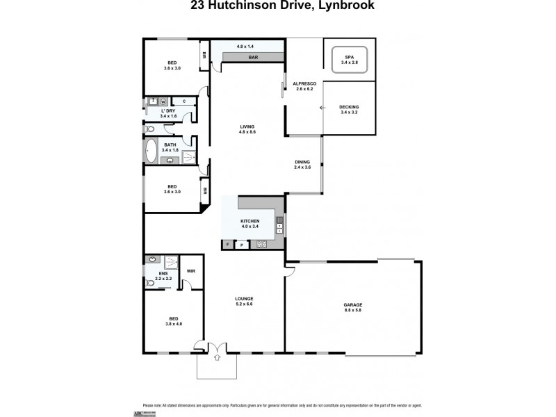 23 Hutchinson Drive, Lynbrook VIC 3975 Floorplan