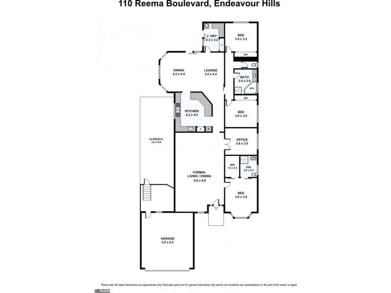 110 Reema Boulevard, Endeavour Hills VIC 3802 Floorplan