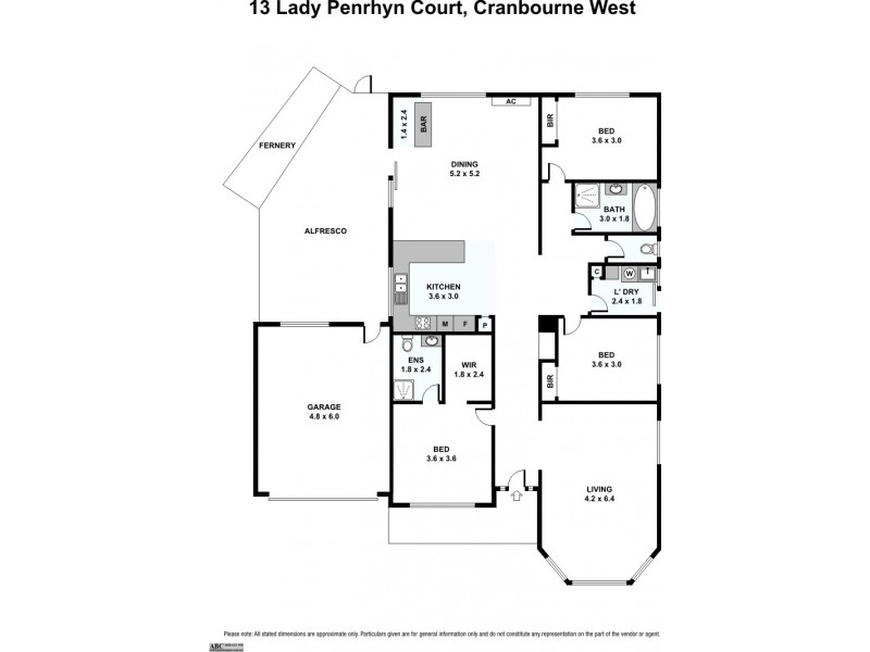 13 Lady Penrhyn Court, Cranbourne West VIC 3977 Floorplan