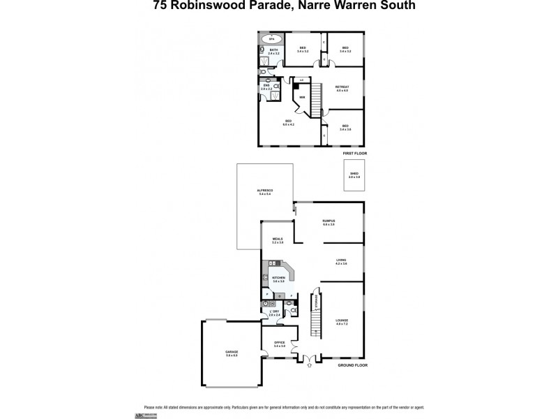 75 Robinswood Parade, Narre Warren South VIC 3805 Floorplan