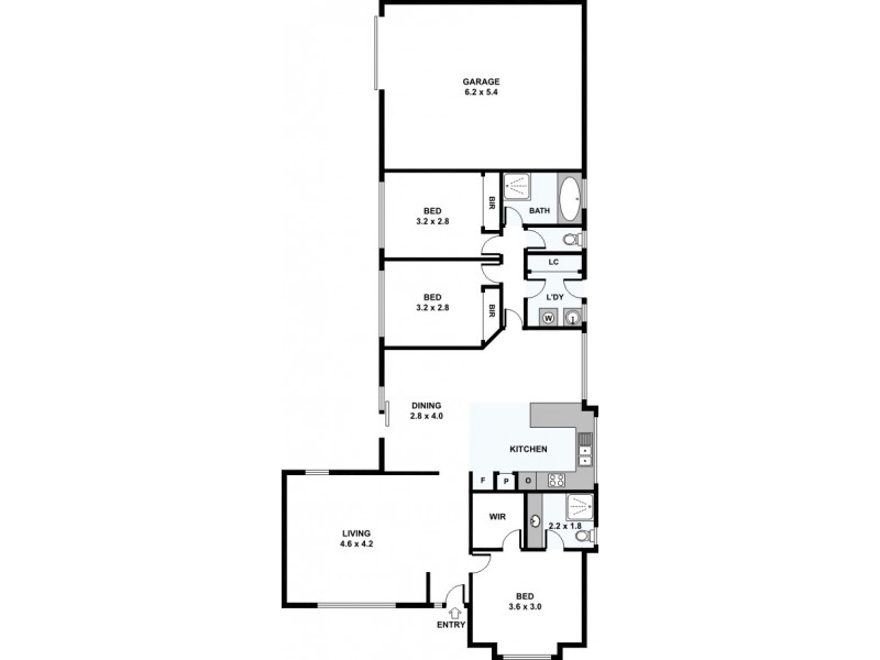 1 Vivian Court, Drouin VIC 3818 Floorplan