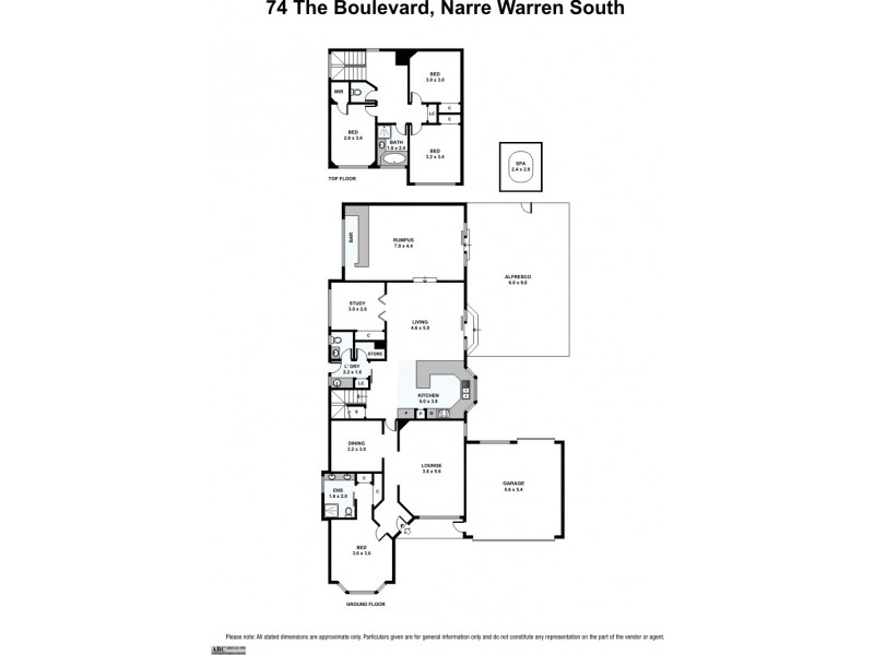 74 The Boulevard, Narre Warren South VIC 3805 Floorplan