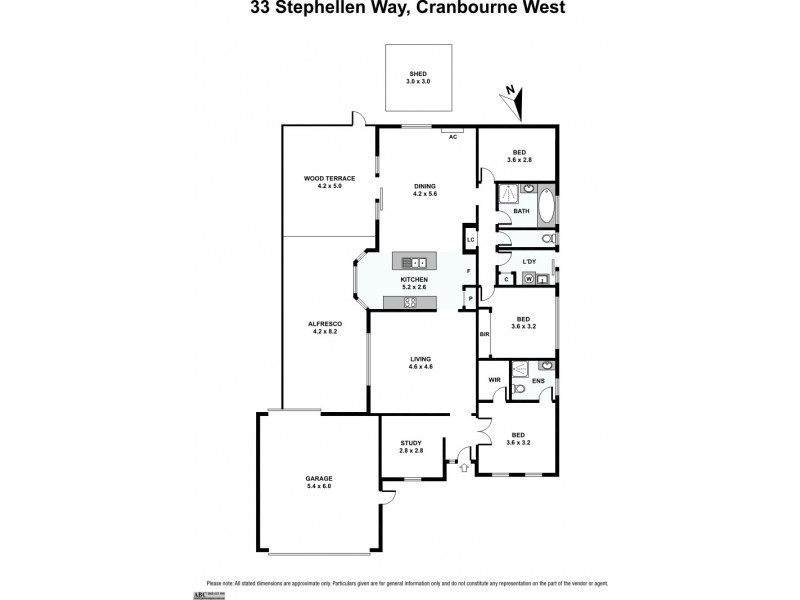 33 Stephellen Way, Cranbourne West VIC 3977 Floorplan
