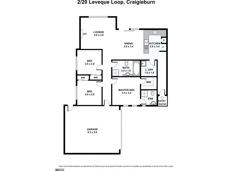 2/20 Leveque Loop, Craigieburn VIC 3064 Floorplan