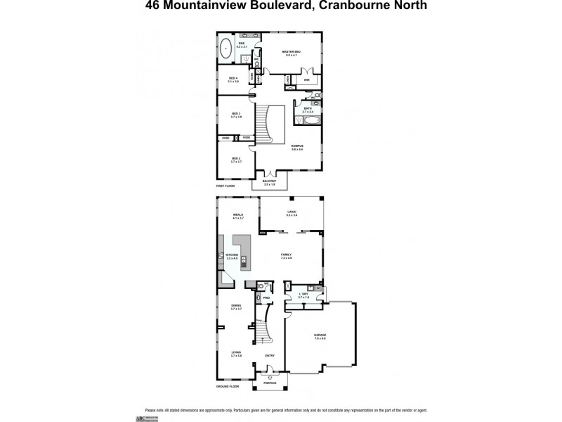 46 Mountainview Boulevard, Cranbourne North VIC 3977 Floorplan
