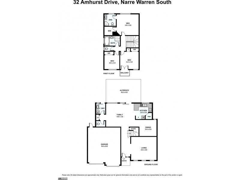 32 Amhurst Drive, Narre Warren South VIC 3805 Floorplan