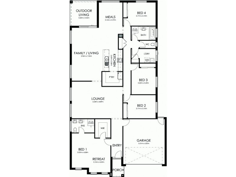 7 Pasadena Boulevard, Clyde VIC 3978 Floorplan