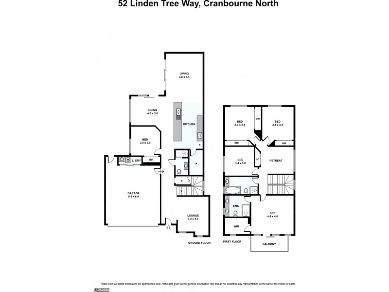 52 Linden Tree Way, Cranbourne North VIC 3977 Floorplan
