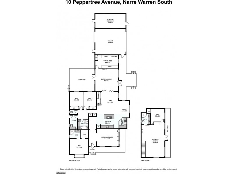 10 Peppertree Avenue, Narre Warren South VIC 3805 Floorplan