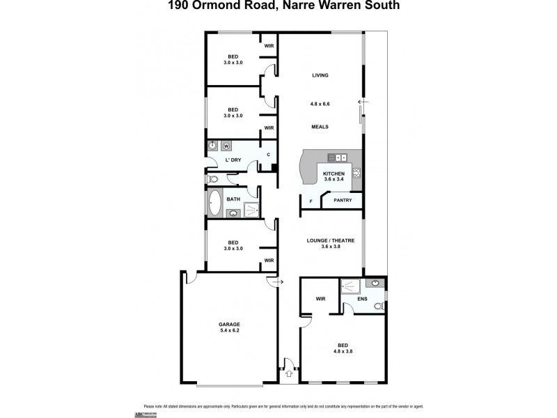 190 Ormond Road, Narre Warren South VIC 3805 Floorplan