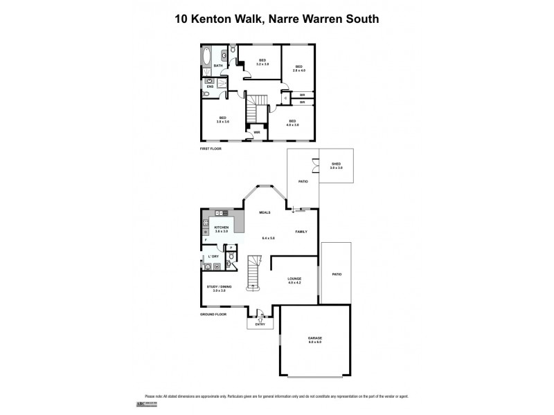 10 Kenton Walk, Narre Warren South VIC 3805 Floorplan